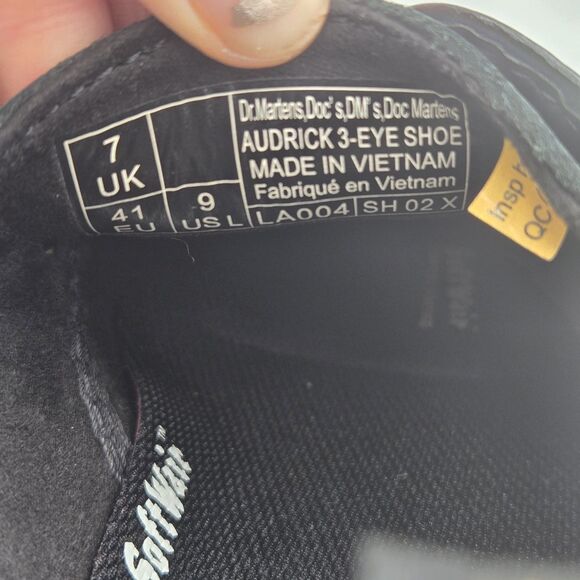 Dr Martens Women's Audrick 3-Eye Platform Shoes Black Women's Size 9 NWT Chunky - Picture 6 of 12